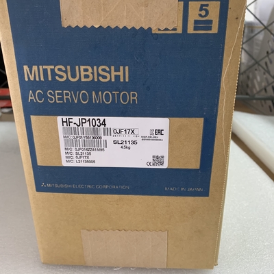 Mitsubishi HF-JP1034 AC Servo Motor 3 PHASE 1KW 239V 3000RPM 200HZ 2.8A IP67 HF SERIES NEW AND ORIGINAL GOOD PRICE