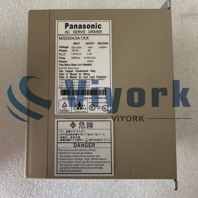 Panasonic MSD043A1XX SERVO DRIVE 200V 400W NEW