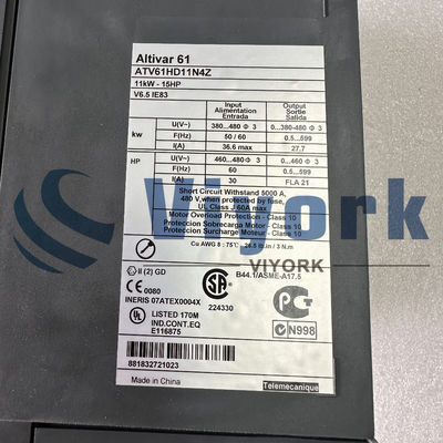 Schneider ATV61HD11N4Z VARIABLE SPEED DRIVE ALTIVAR 61 SERIES 380-480VAC NEW