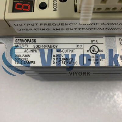 Yaskawa SGDH-04AE-OY SERVO DRIVER 400W PULSE/ANALOGUE INPUT 240VAC NEW