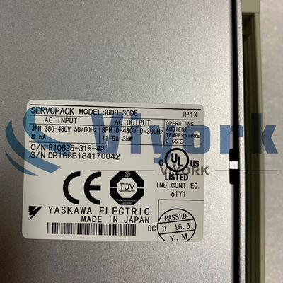 Yaskawa SGDH-30DE SERVOPACK DRIVE 3KW 3PH 480VAC NEW
